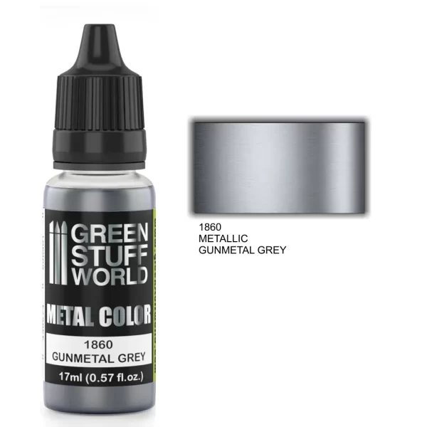 Tinta Acrílica<br>Metálica Gunmetal<br>17ml