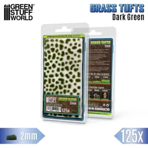 Tufos de Grama Autoadesivo<br><font color="#D20913">Tamanho: <b>2mm</b></font><br>Dark Green