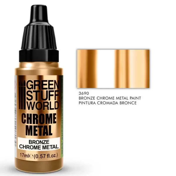 Tinta Cromo Bronze<br>PINCEL<br>17ml