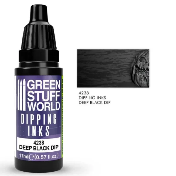 Tinta Dipping ink<br>Deep Black Dip<br>17 ml