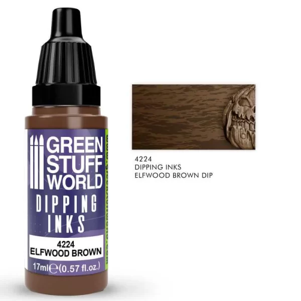 Tinta Dipping ink<br>Elfwood Brown Dip<br>17 ml