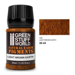 Pigmentos em pó<br>LIGHT BROWN EARTH<br>30ml