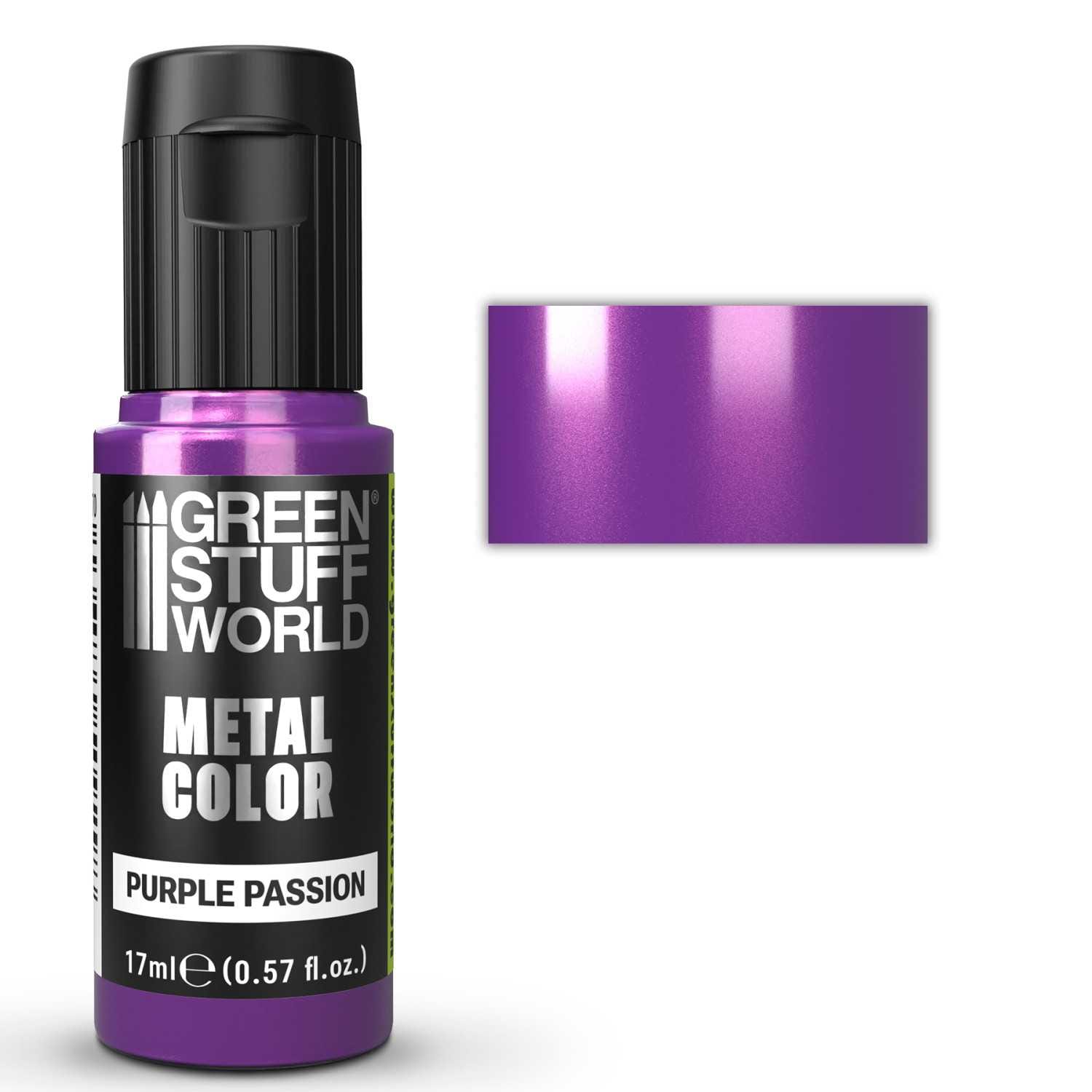 Tinta Acrílica Metálica<br>Vivid Metal<br>Purple Passion 17ml