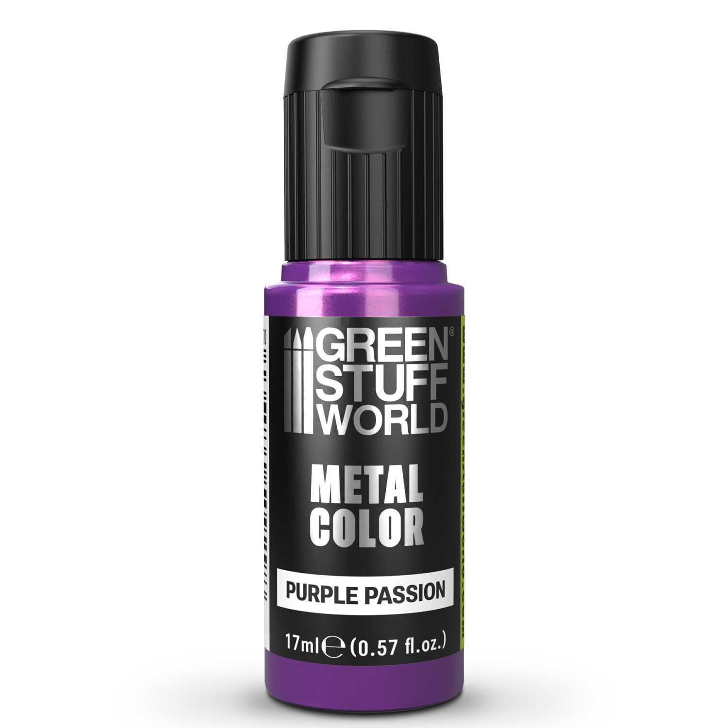 Tinta Acrílica Metálica<br>Vivid Metal<br>Purple Passion 17ml - Imagem 2